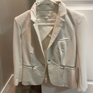 Veronica Beard White Tailored Blazer